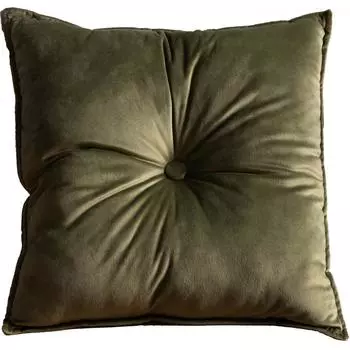 Подушка Бархат 43х43 см зелёная