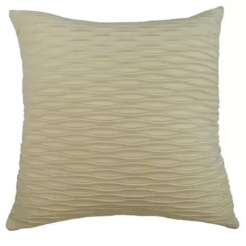 Подушка Барокко 45x45 см цвет кремовый