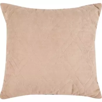Подушка декоративная 43x43 см цвет бежевый