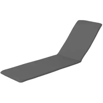 Подушка для шезлонга Naterial Bigrey 190x55x3 см серый антрацит