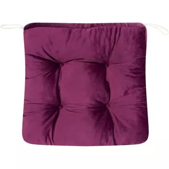 Подушка для стула Jimena 40x40 см цвет фиолетовый