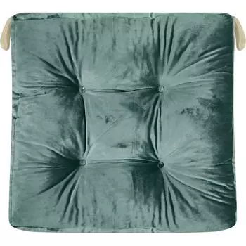 Подушка для стула Jimena 40x40 см цвет зелёный