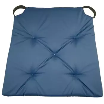 Подушка для стула Linen Way 40/35x40 см цвет серо-синий