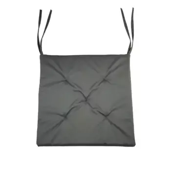 Подушка для стула Linen Way 40x40 см цвет стальной