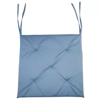 Подушка для стула Linen Way 40x40 см цвет серо-синий