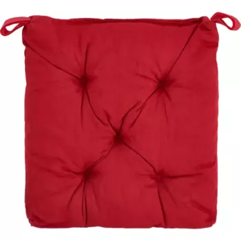 Подушка для стула Малинда 40x38 см красный