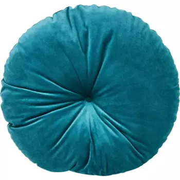 Подушка Emerald 1 37x37 см цвет темно-бирюзовый