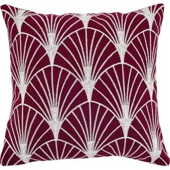 Подушка Great Gatsby Веера 40х40 см цвет красный