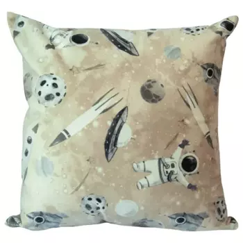 Подушка Космос 40x40 см цвет бежевый
