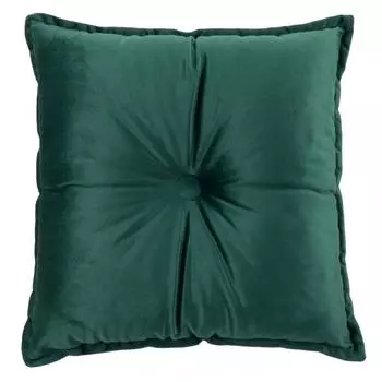 Подушка "Melissa" 40x40 см цвет изумруд