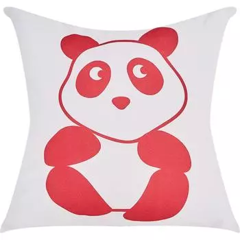 Подушка Мишки 40x40 см цвет красный