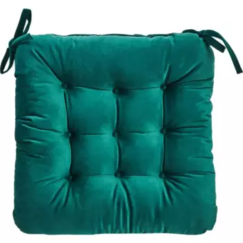 Подушка на сиденье Linen Way «Exotic 1» 40x36 см цвет зеленый