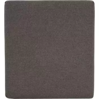 Подушка на сидение Рогожка 34х38 см цвет графит