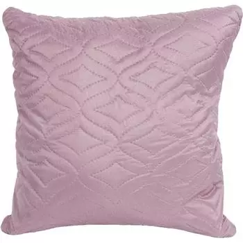 Подушка стёганая, 40х40 см, цвет бузина