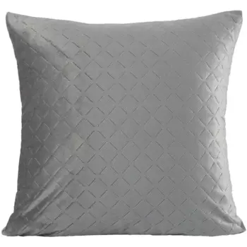 Подушка Velvet 50x50 см цвет серый Granit 3