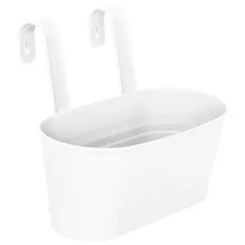 Подвесное кашпо 30x30x25 см v3 л пластик белый