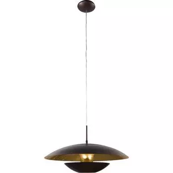 Подвесной светильник Eglo «Nuvano» 1xE27x60 Вт, цвет коричневый/золото