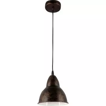 Подвесной светильник Eglo Truro 1хE27x60 Вт цвет медный/патина