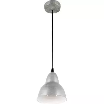 Подвесной светильник Eglo Truro 1хE27x60 Вт цвет серебро/патина