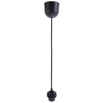 Подвесной светильник July купол 1xE27x60 Вт пластик цвет чёрный