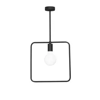 Подвесной светильник Vitaluce Kvadrat 1 лампа 3м Е27 цвет черный матовый