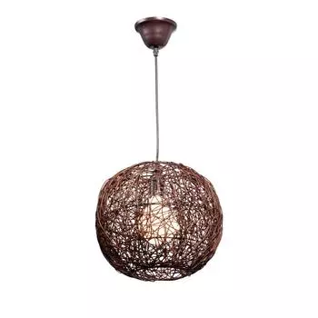 Подвесной светильник Vitaluce Sfera 1 лампа 3м Е27 цвет коричневый