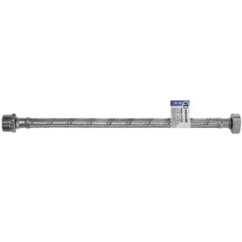 Подводка для воды Aqualine 1/2" внутренняя-наружная резьба 80 см