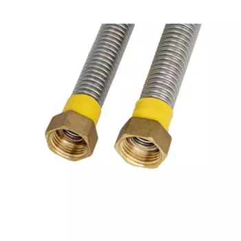 Подводка газовая сильфонная диэлектрическая Tuboflex 1/2" ВР 60 см ПВХ
