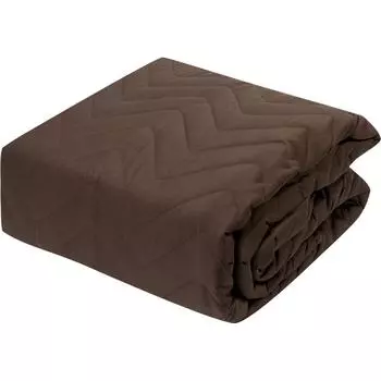 Покрывало, 200х240 см, полиэстер, цвет шоколад