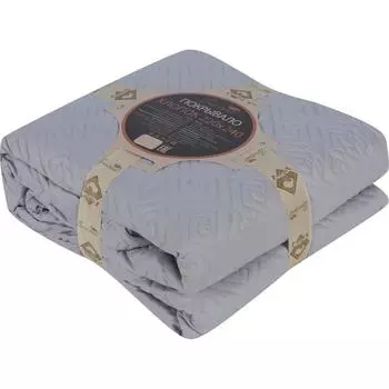 Покрывало, 220х240 см, хлопок, цвет светло-серый