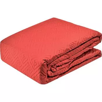 Покрывало Bistro 2, 220x240 см, хлопок, цвет терракотовый