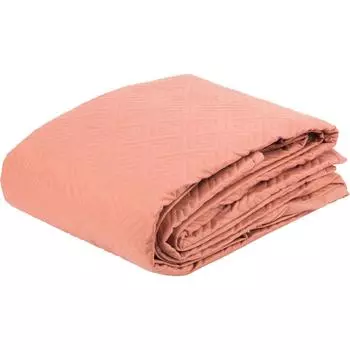 Покрывало Bistro 4, 220x240 см, хлопок, цвет розовый