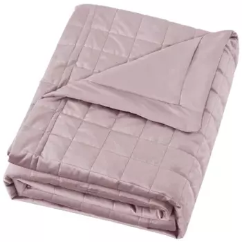 Покрывало Etna 240x220 см велюр цвет серо-сиреневый