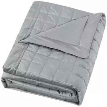 Покрывало Etna 240x220 см велюр цвет серый