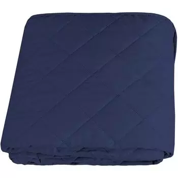 Покрывало "Melissa", 200x220 см, микрофибра стёганая, цвет сине-горчичный