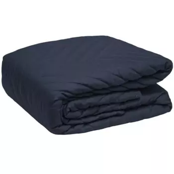 Покрывало Nicolosi 240x200 см микрофибра цвет черно-синий Nemo 1