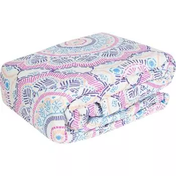 Покрывало стёганое Boho, 220x240 см, цвет розовый