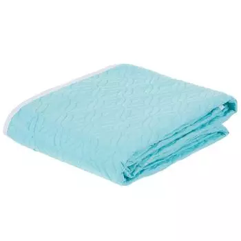 Покрывало стёганое «Melissa» 200х220 см цвет бирюзово-белый