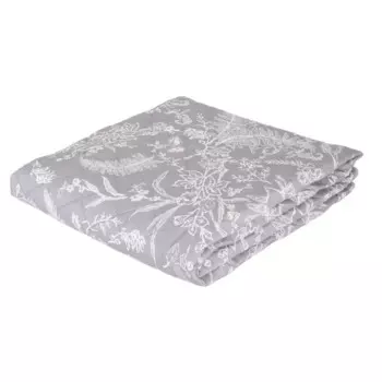 Покрывало Сухоцвет 200x220 см полиэстер цвет сталь