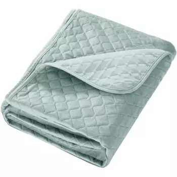 Покрывало Velvet 200x220 см полиэстер цвет серо-зеленый