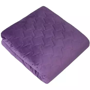 Покрывало Verona 220x240 см бархат цвет сиреневый Orchid 3