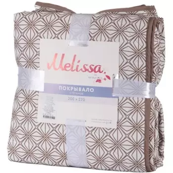 Покрывало Витраж 200x220 см полиэстер цвет имбирь