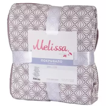 Покрывало Витраж 200x220 см полиэстер цвет розовый