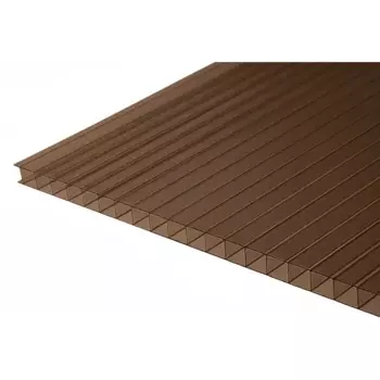 Поликарбонат сотовый 10 мм 2.1x3 м Rational терракотовый