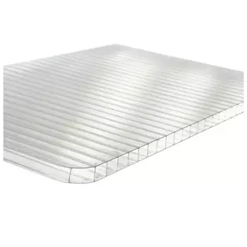 Поликарбонат сотовый 10 мм 2x1.05 м прозрачный