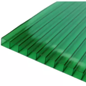Поликарбонат сотовый 3.5 мм 2.1x3 м зеленый