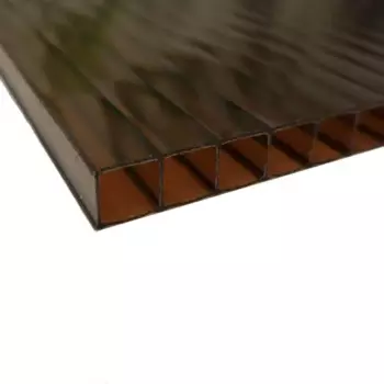 Поликарбонат сотовый 4 мм 2.1x3 м терракотовый