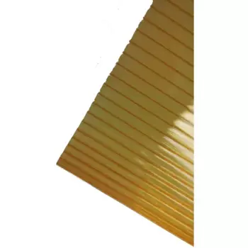 Поликарбонат сотовый 4 мм 2.1x3 м оранжевый