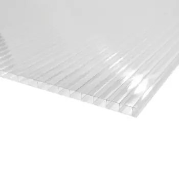 Поликарбонат сотовый 4 мм 6x2.1 м прозрачный