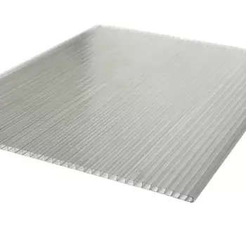 Поликарбонат сотовый 6 мм 2x1.05 м прозрачный